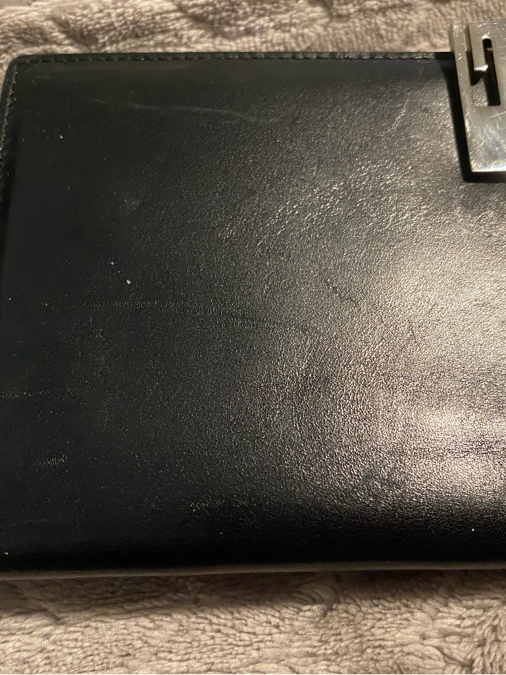 Gucci Black Leather Wallet with Silver Hardware - Picture 12 of 15